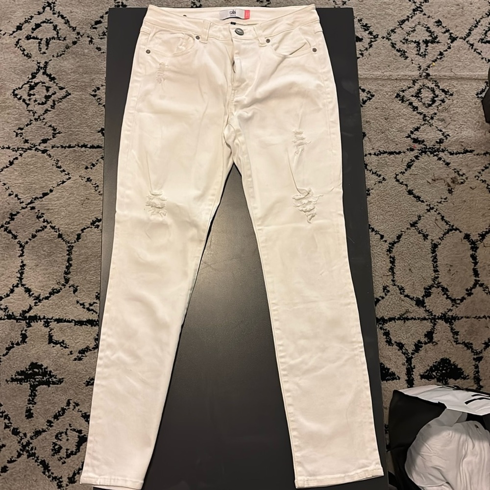 Cabi High Slim White Jeans - Size 6 - Never worn!!